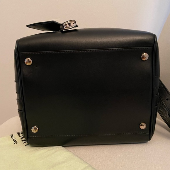 BURBERRY Calfskin Leather Montage Print Cube Bag - Picture 8 of 9